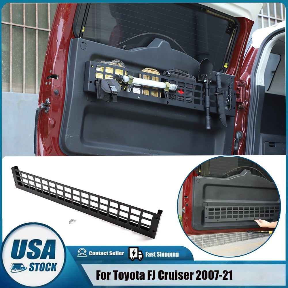 For Toyota FJ Cruiser 2007-21 Alloy Tailgate Hanging Bag Rack Trunk Bag Shelf US 1