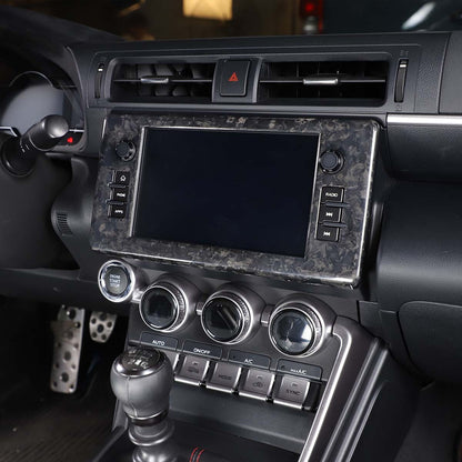 Forged Console GPS Navigation Panel Cover Trim For Toyota 86/Subaru BRZ 2022 8