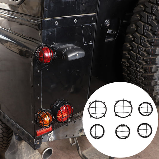 Taillight Cover Protection Grille Metal For Land Rover Defender 90 110 2004-19 1