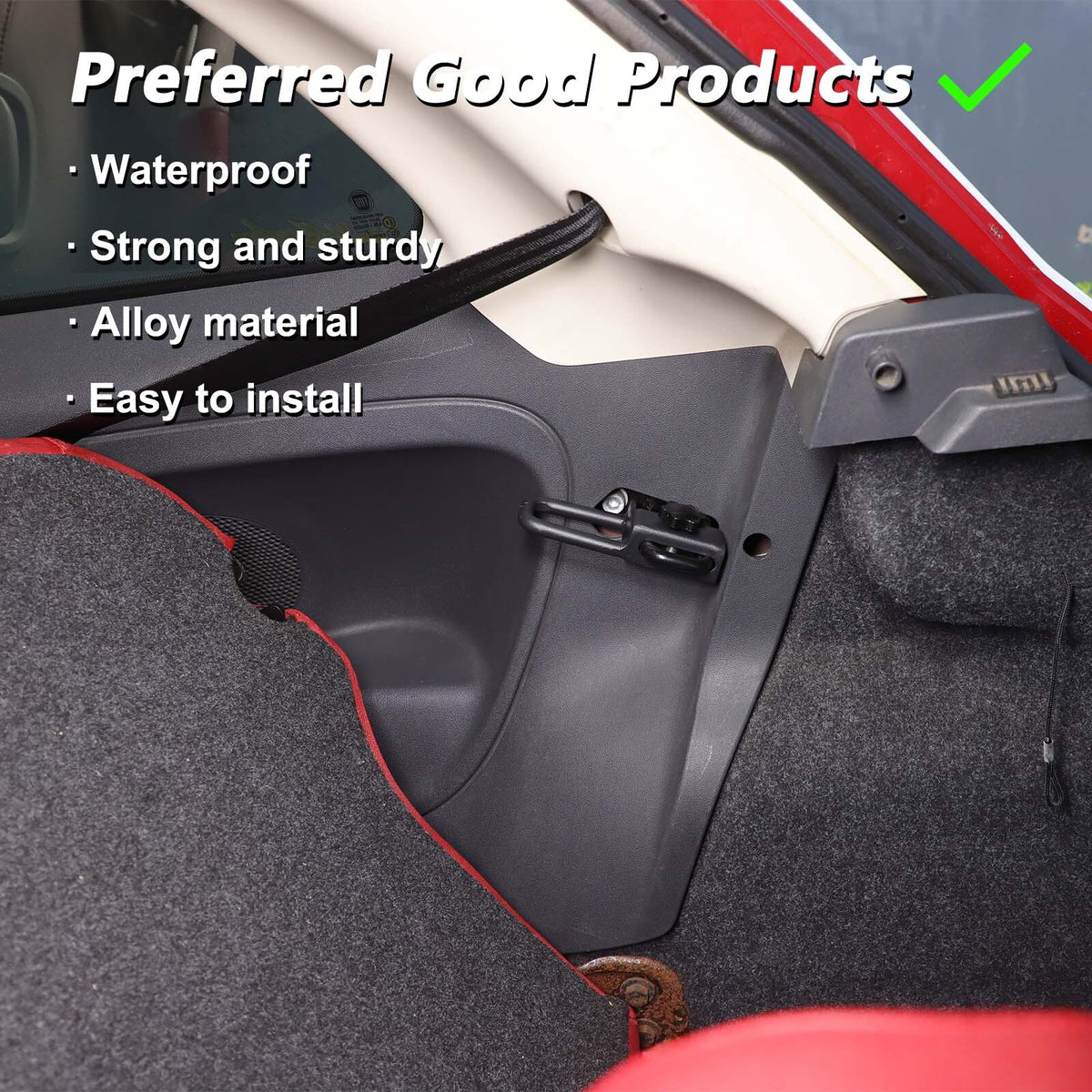 Steel Rear Seat Backrest Adjustment Upright Bracket Trim For Fiat 500 2007-15 15
