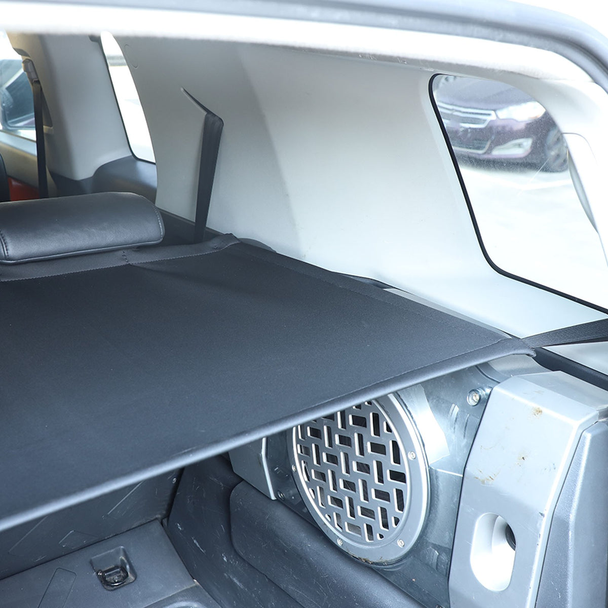 Black Rear Trunk Cargo Cover Sun Shade Sun Visor For Toyota FJ Cruiser 2007-2021 17