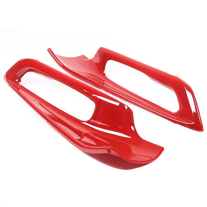 Red Full Interior Set Dash Panel Decor Cover Trim Kit For Corvette C8 2020-25 - Variants 1-5 48