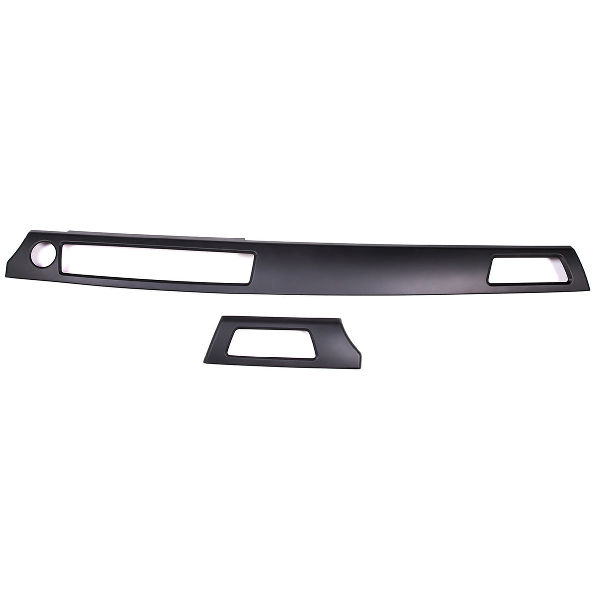 Matte Black Center Console Dashboard Panel Trim For BMW 3 Series E90 2005-12 US 5