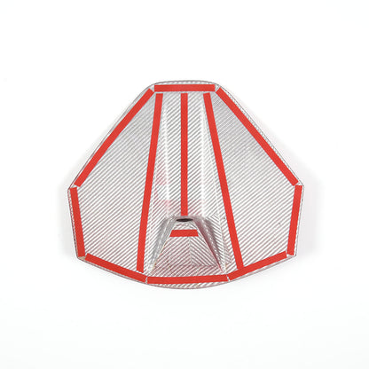 Red Real CARBON FIBER Rear Decklid Camera Cover For 20-Up Corvette C8 Coupe 5