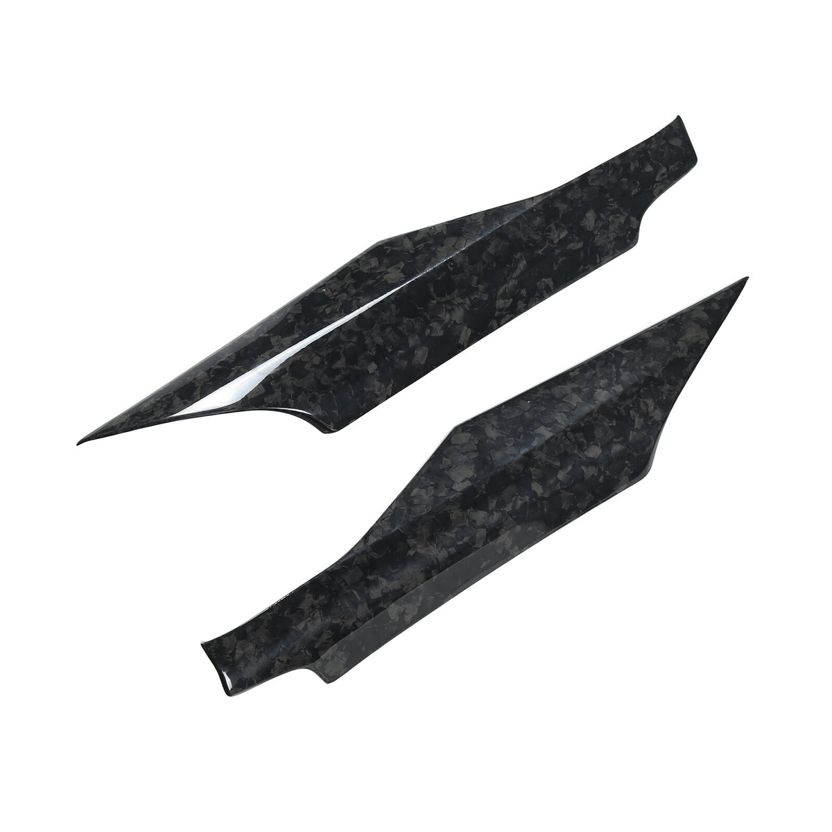 Forged Carbon Fiber Window Glass Door Upper Panel Trim For Corvette C8 2020+ US 12