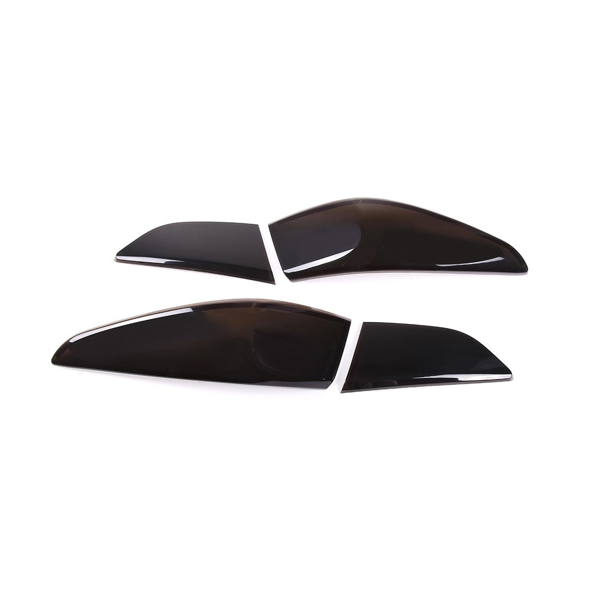Smoked Black Tail Light Lamp Cover Guard Trim For Mazda 3 2020-21 9