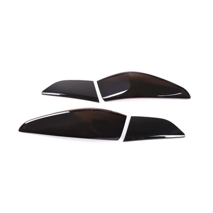 Smoked Black Tail Light Lamp Cover Guard Trim For Mazda 3 2020-21 9