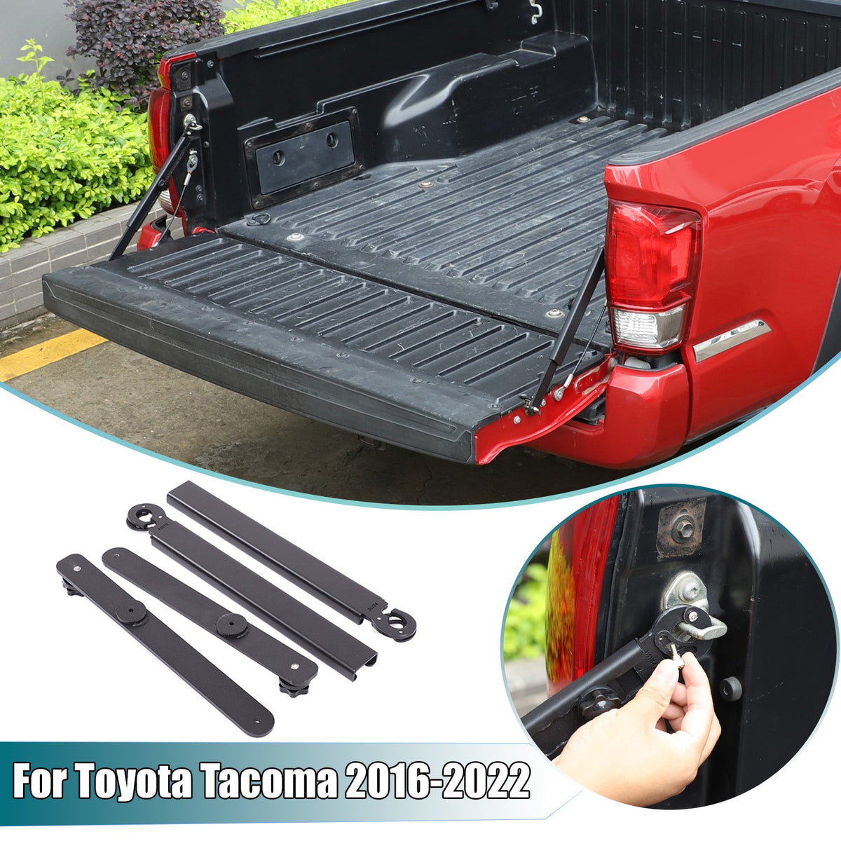 Carbon Steel Tailgate Limit Bracket For Toyota Tacoma 2016-2022 1