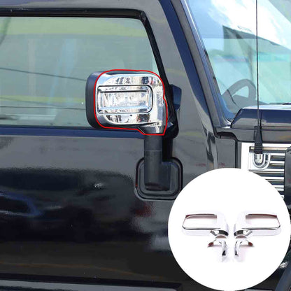 Silver Chrome Exterior Door Handle Mirror Hood Vent Trim Kit For Hummer H2 03-09 103