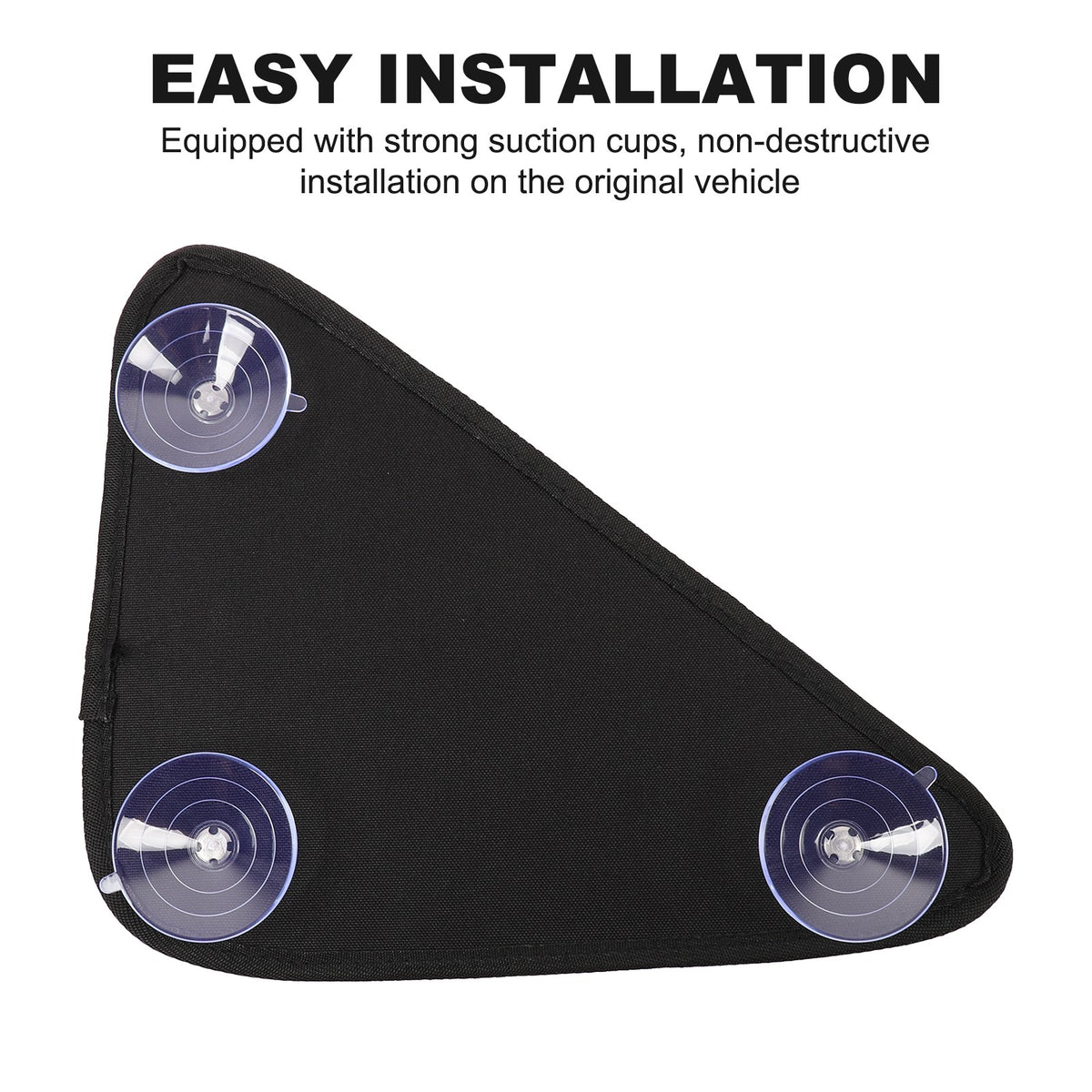 Black Rear Quarter Window Left Side Storage Bag For Honda CR-V 2012-2016 4