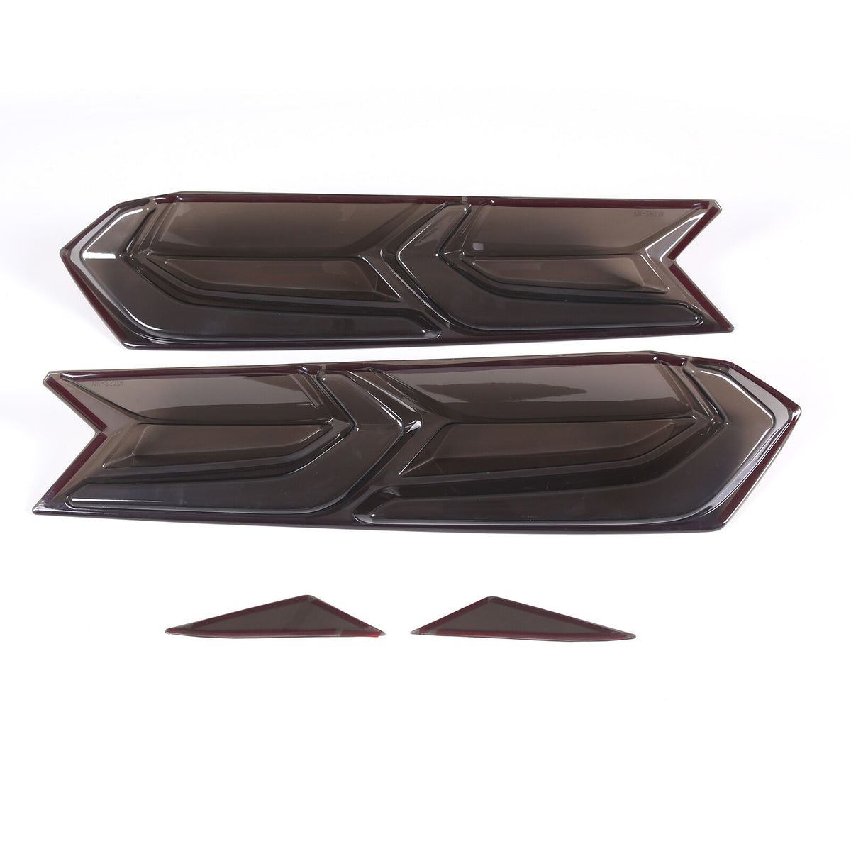 Smoked Front Headlight & Rear TailLight Blackout Trim Set For Corvette C8 20+ US 23