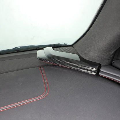 Carbon Fiber ABS Dashboard Side Panel Cover Trim For Corvette C8 Stingray 20-26 10