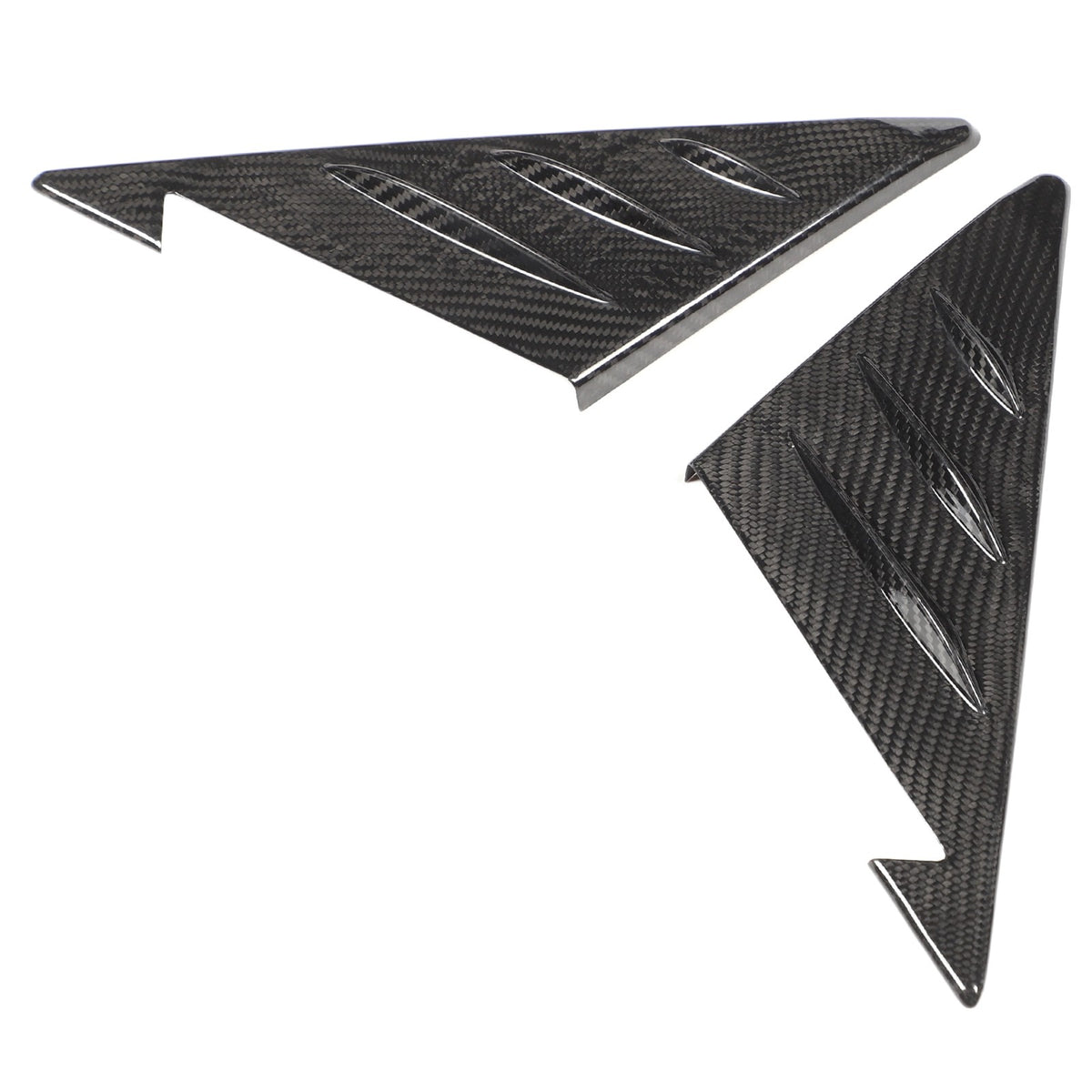 Real Carbon Fiber A-Pillar Triangle Trim For Nissan 350Z Z33 2003-2006 7