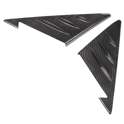 Real Carbon Fiber A-Pillar Triangle Trim For Nissan 350Z Z33 2003-2006 7