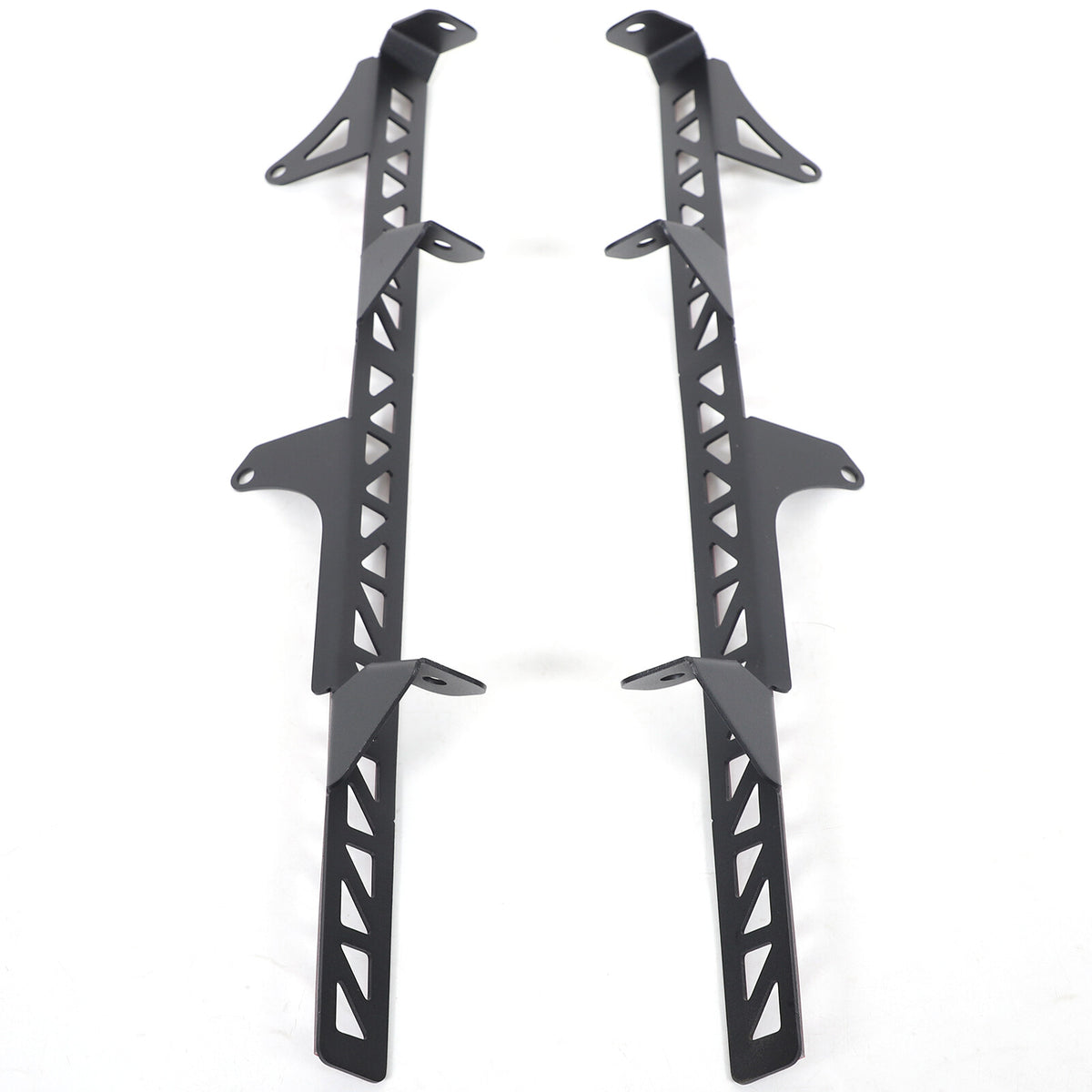 Carbon Steel A-Pillar LED Light Bar Mount Bracket For Hummer H2 2003-2009 17