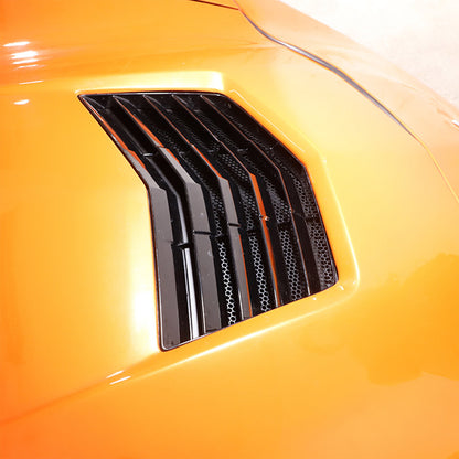 Metal Hood Air vent Prevent Clogging Grille Net Fit for Corvette C7 2014-2019 10
