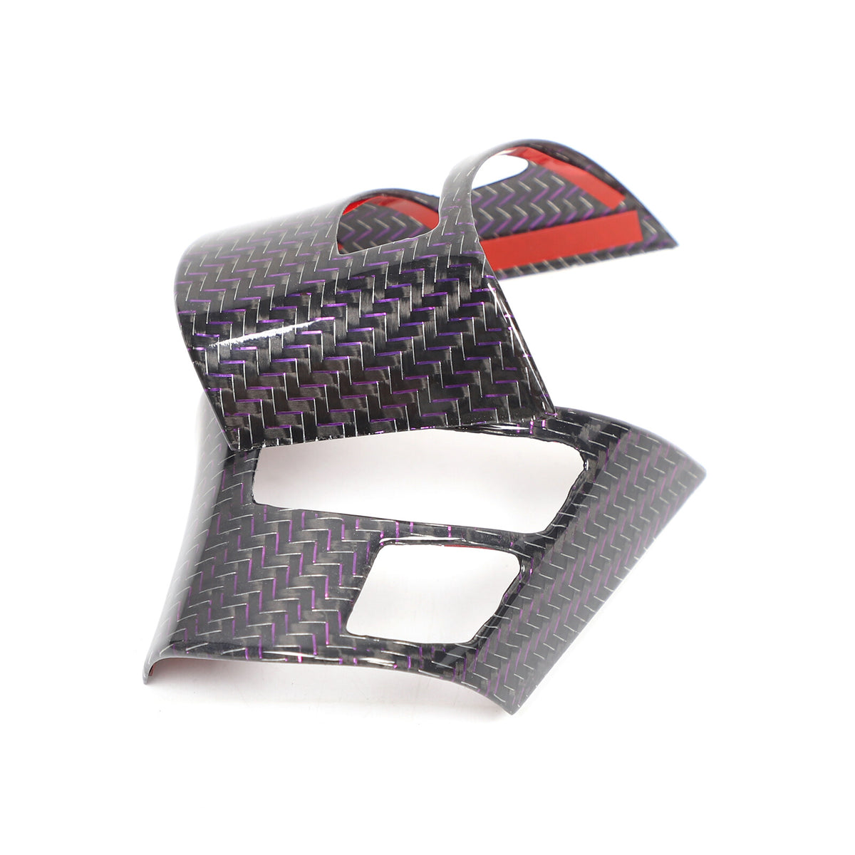 Real Carbon Fiber Steering Wheel Button Cover Trim For Corvette C6 2005-2013 17