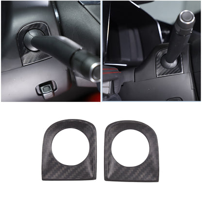 Matte Real Carbon Fiber Interior Exterior Trim Cover For Corvette C8 2020-25 89