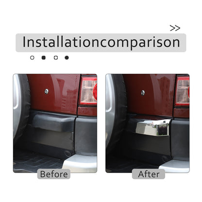 Chrome Door Handles Mirror Caps Tailgate Cover Kit For FJ Cruiser 2007-21 12