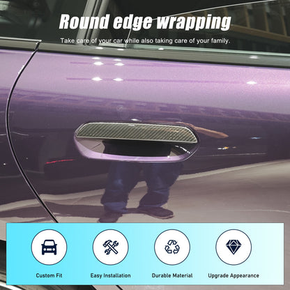Real Carbon Fiber Exterior Door Handle Trim For BMW 2 Series Coupe G42 2022+ 6