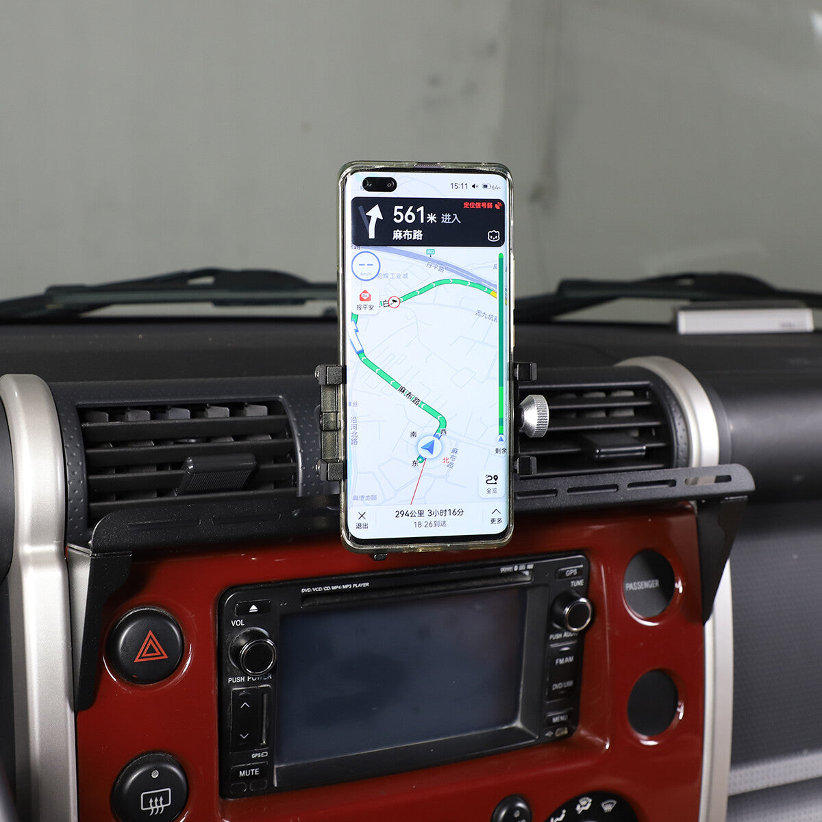 Center Console Multi-functional Double Phone Holder For FJ Cruiser 2007-21 6