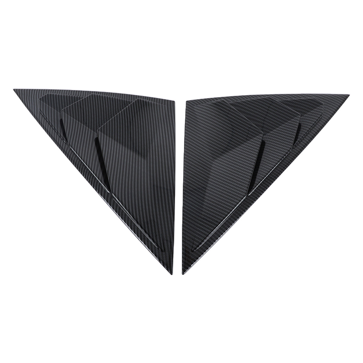 Carbon Fiber ABS Rear Quarter Window Louvers Trim For Acura Integra 2023-2024 14