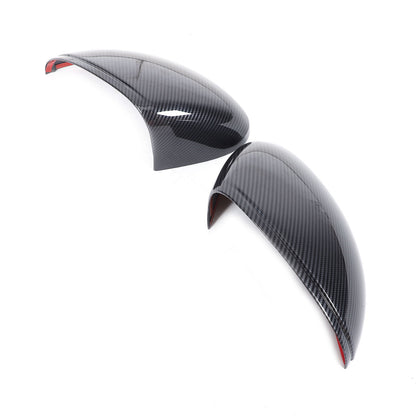 ABS Carbon fiber Side Rear Mirror Cover Caps Trim For Porsche Macan 2011-2021 US 16