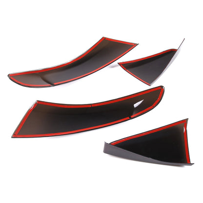 Four Smoked Covers Rear Tail Light Blackout Molded For Alfa Romeo Giulia 2017-22 10