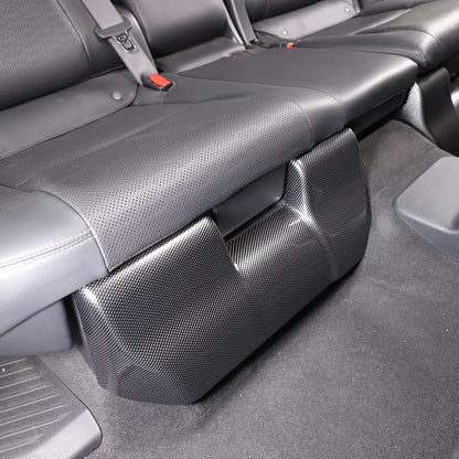 ABS Carbon Rear Seat Anti-kick Panel Trim For Toyota Land Cruiser LC250 24+ 23