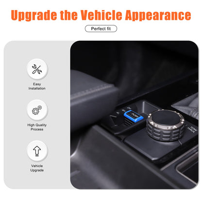 ABS Blue Car Center Panel Trim Interior Accessories For Toyota Tundra 2022-2026 - Variants 11-14 48