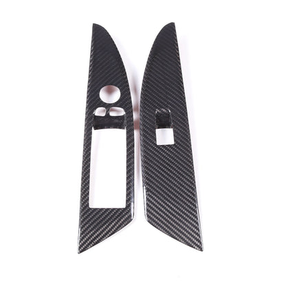Carbon Fiber Window Lift Trim Cover For BMW 8 Series G14 G15 840i M850 2019-2022 12
