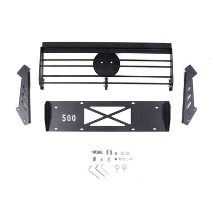 Hitch Mount Cargo Carrier Basket Rear Rack For Fiat 500 2010-2024 15