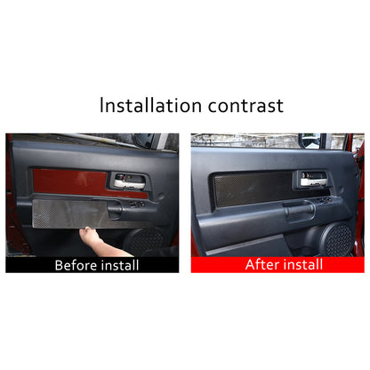 ABS Carbon Fiber Door panel strip cover trim For Toyota FJ Cruiser 2007-2021 US 8