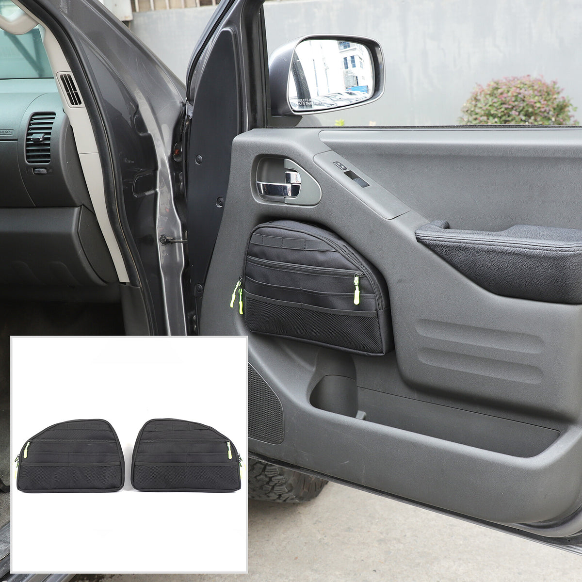 Front Door Side Storage Bag Tray For Nissan Frontier 2009-2017 2