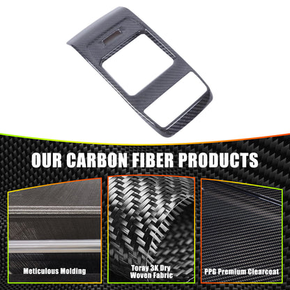 Real Carbon Fiber Interior Rear Air Vent Cover Trim For Alfa Romeo Tonale 23-24 7