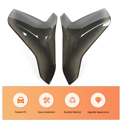 Smoke Black ABS Tail Light Lens Cover Overlay For Cadillac CT5 2020-2026 14