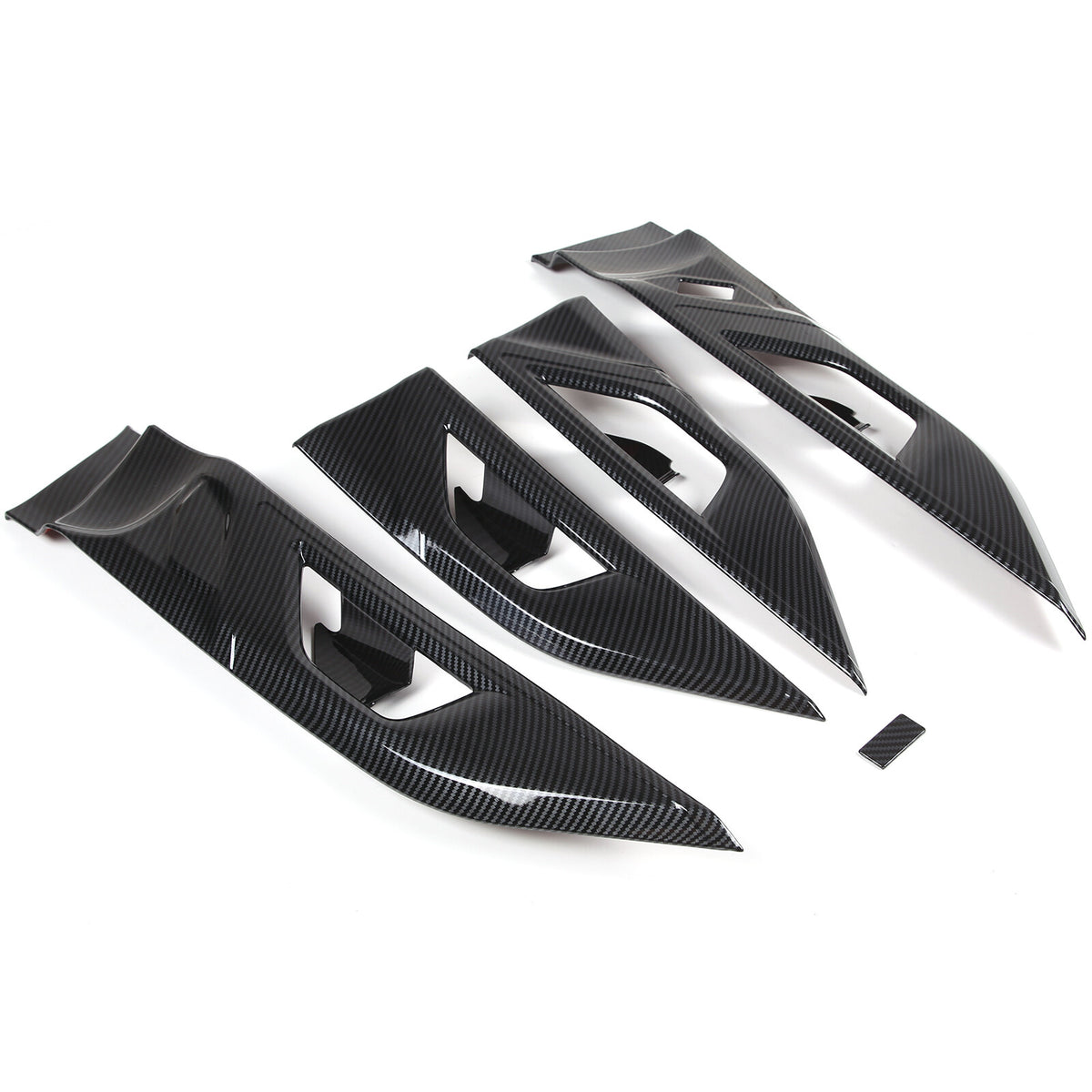 For Subaru Outback BT 2021-23 Carbon Fiber Inner Door Handle Cover Trim Frame US 8