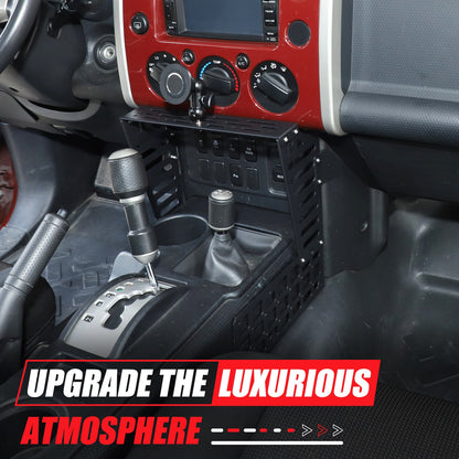 Magnetic Phoner Holder Center Console Molle Panel Device For Toyota FJ Cruiser 7