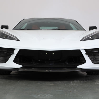 Replacement Black Front Bumper Lip Kit Splitter Exterior For Corvette C8 20+ US 15