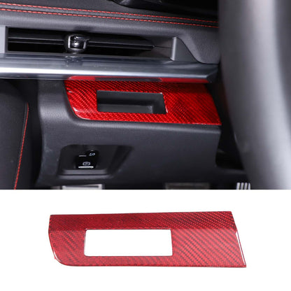 Red Real Carbon Fiber Full Interior Set Decor Trim Kit for Corvette C8 20-25 - Styles 6-10 38