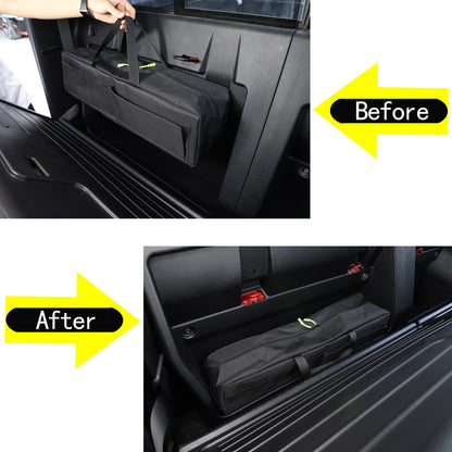 Car Auto Trunk Organizer Rear Seat Storage Bag For Toyota Tacoma 2016-2022 8