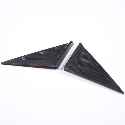 Real Carbon Window Triangle Cover Trim For Corvette C8 Stingray Z06 Z51 Exterior 7
