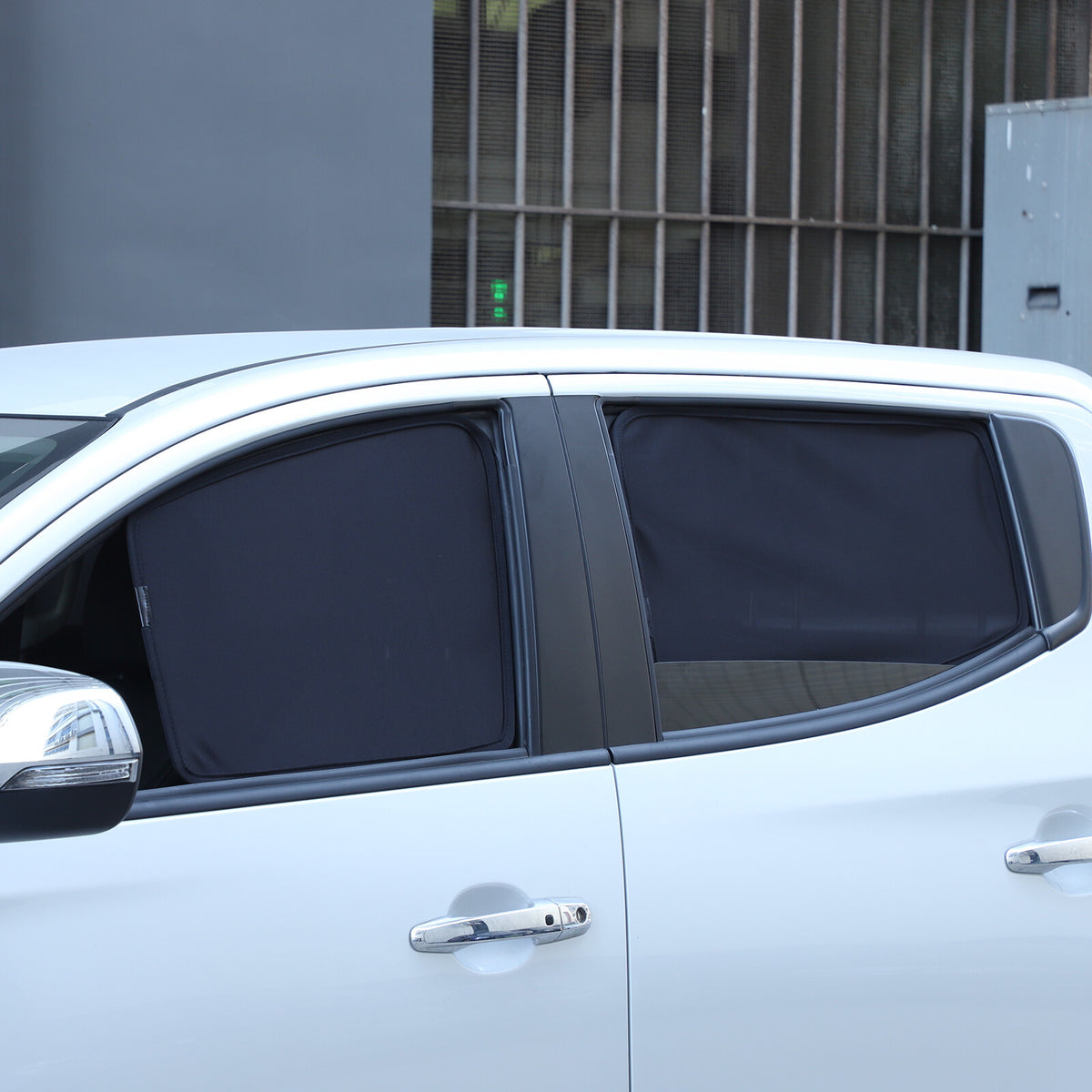 Rear Window Mesh Sun Shade Cover Windshield For Mitsubishi L200 Triton 2015-23 1