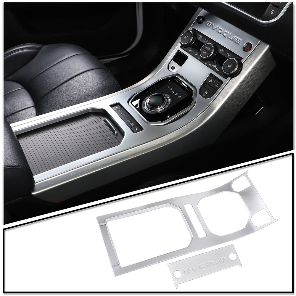 Silver Central Console Gear Shift Panel Cover for Range Rover Evoque 12-18 1