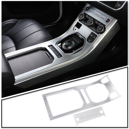 Silver Central Console Gear Shift Panel Cover for Range Rover Evoque 12-18 1