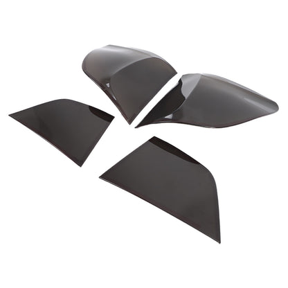 Black Smoked Gray ABS Taillight Cover Trim For BMW X3 F25 2011-2017 US 8