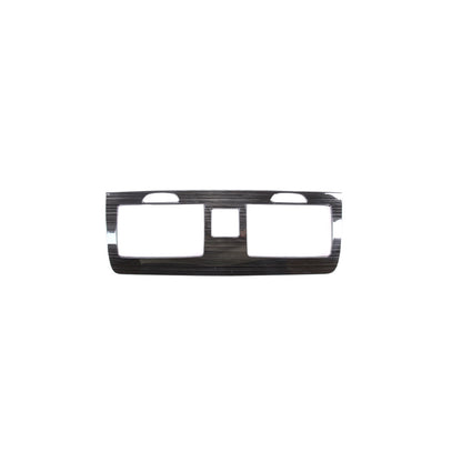 Black Steel Central Control Air Outlet Cover Trim For Hummer H3 2005-2009 8