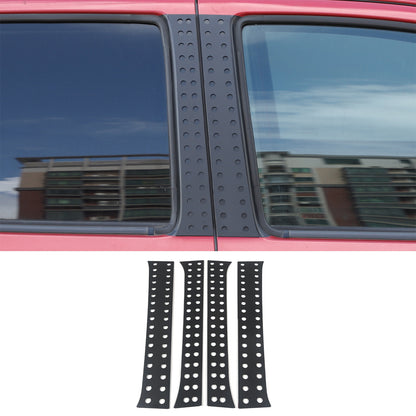 Black Aluminum Alloy Window Center Pillar Trim Panel For Toyota Tacoma 16-23 US 3