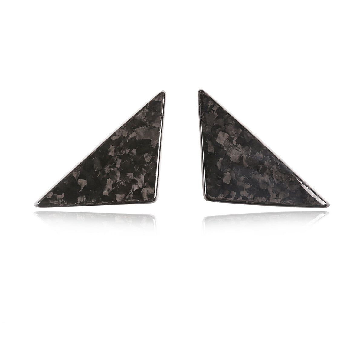 Forged Real Carbon Window Front Triangle Cover Trim For For Ferrari 458 11-16 7