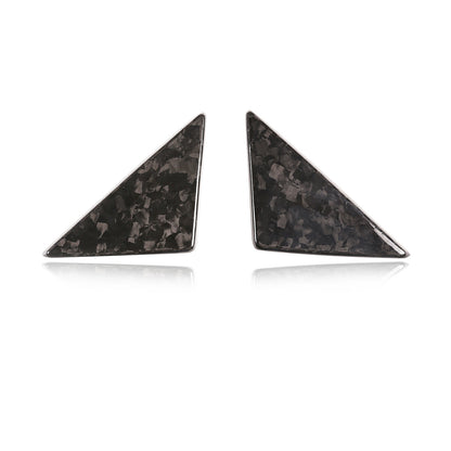 Forged Real Carbon Window Front Triangle Cover Trim For For Ferrari 458 11-16 7